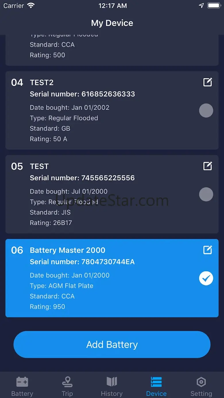 Battery Master 12V 1.6.1