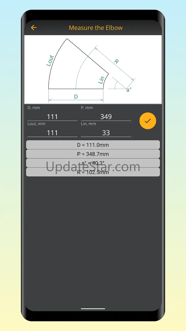 Elbow - Flat Pattern 1.22