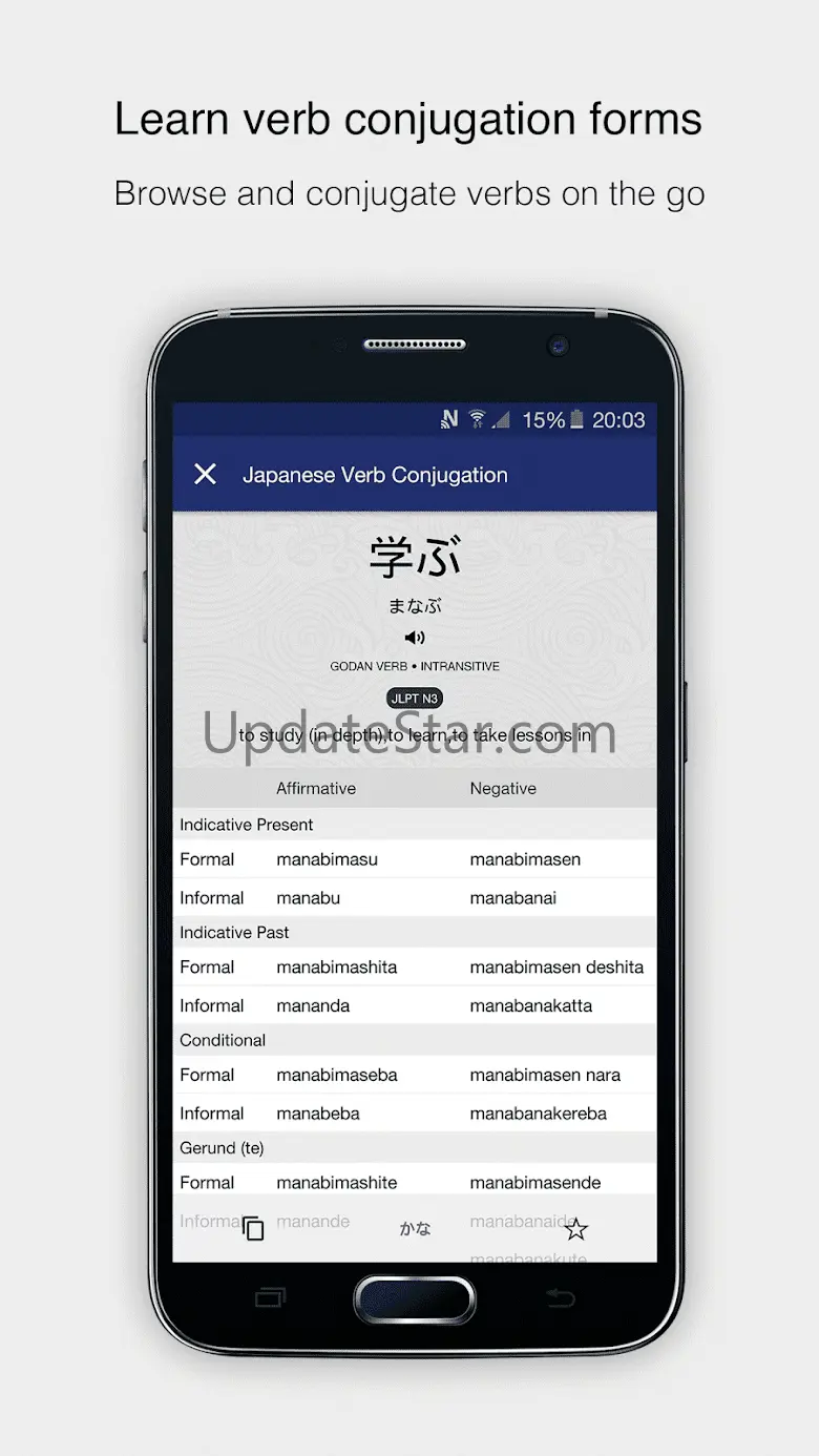 Japanese Verb Conjugation 3.1.4