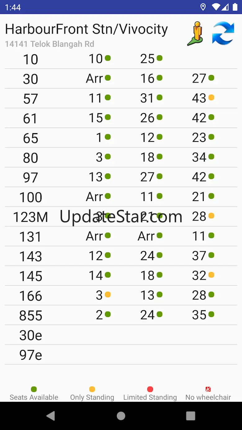SG Buses - SG Bus Arrivals 2.3