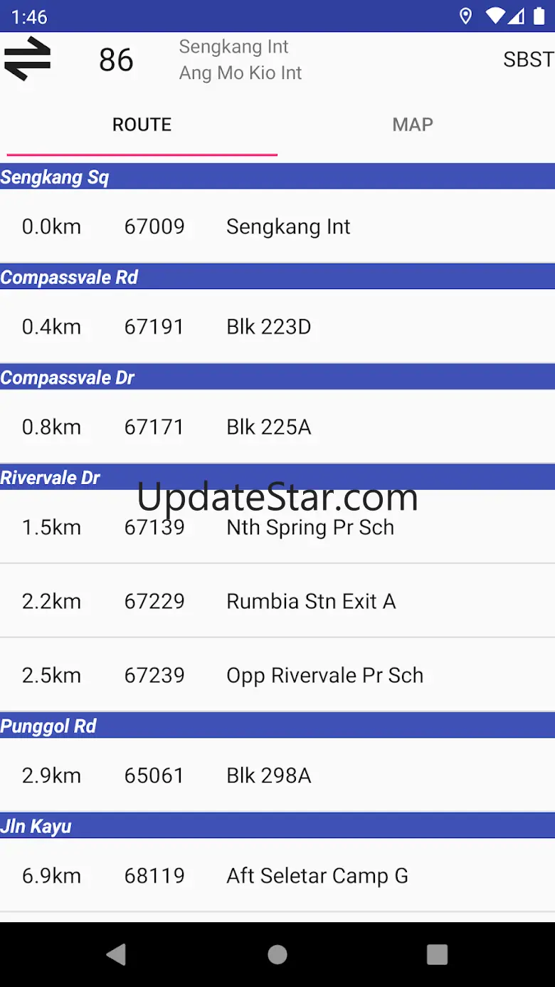 SG Buses - SG Bus Arrivals 2.3
