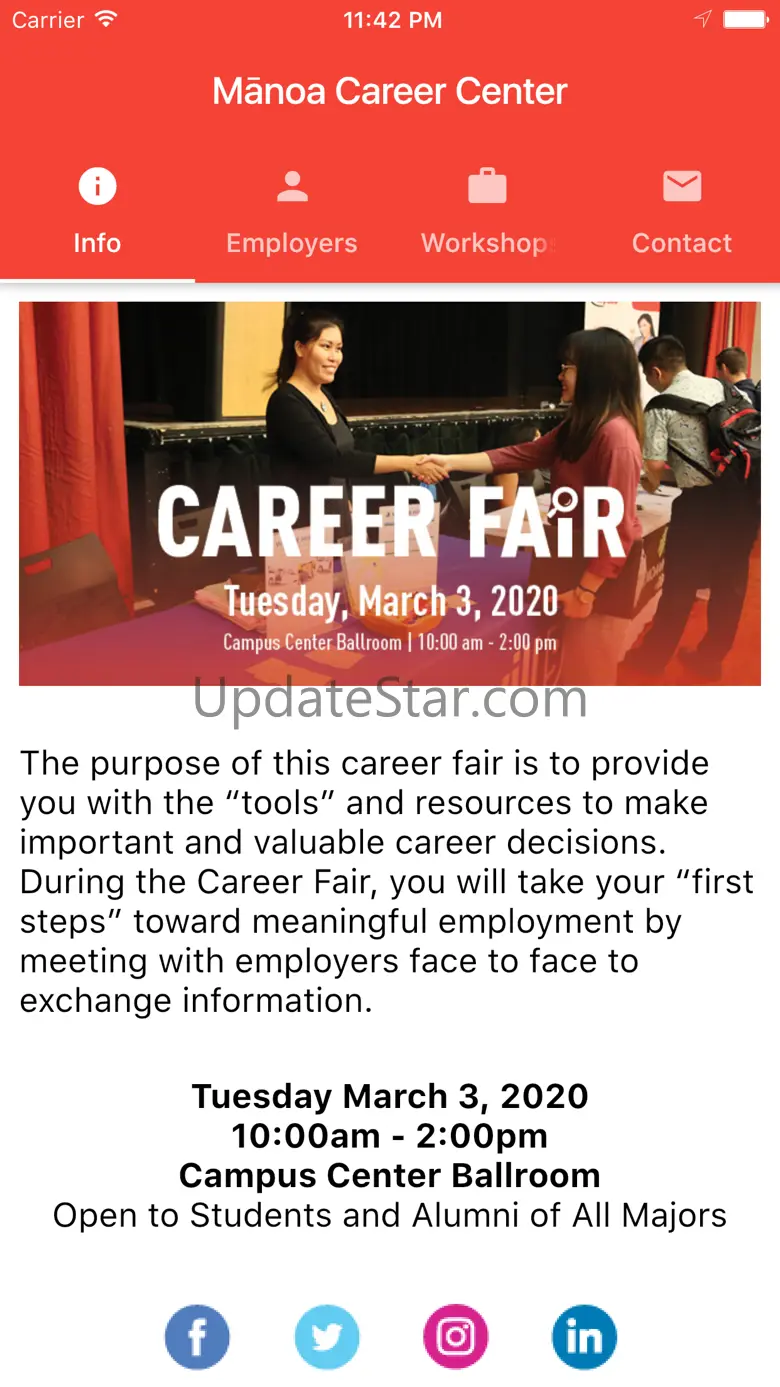 UH Manoa Career Center 1.8