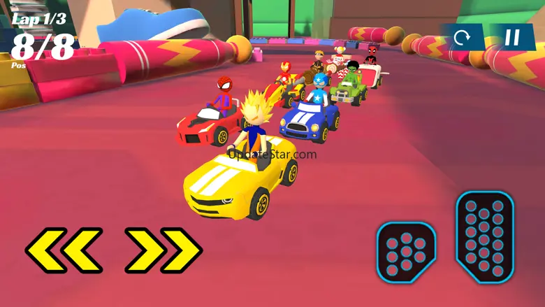 Super Hero Cars Racing 1.0