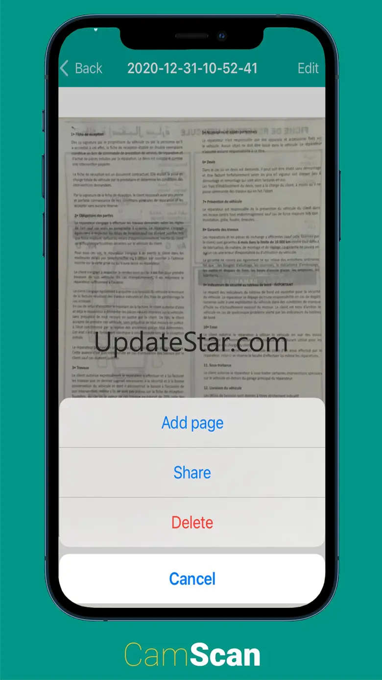 CamScan - Document scanner 1.0