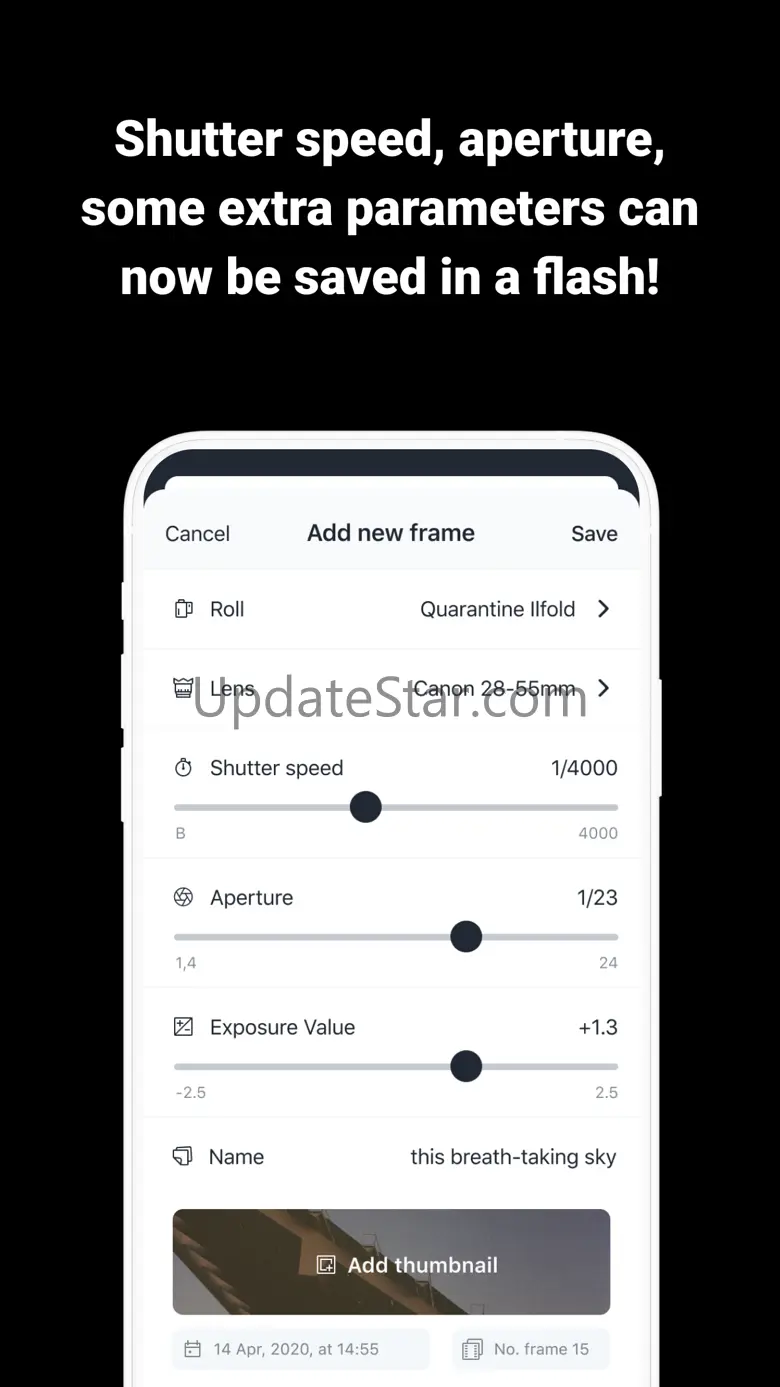 Afilm - Analog photo tracker 1.3.3