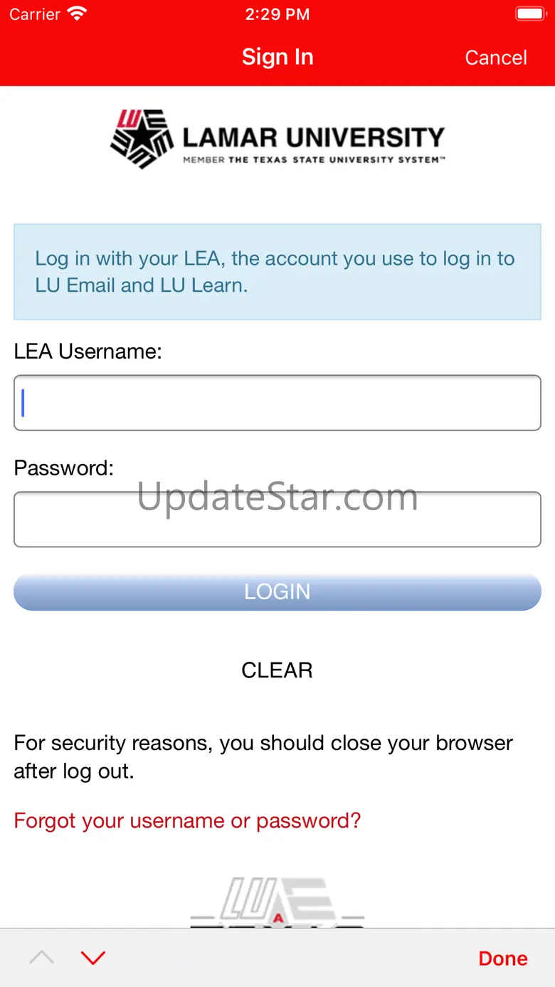 Lamar University 1.0.1