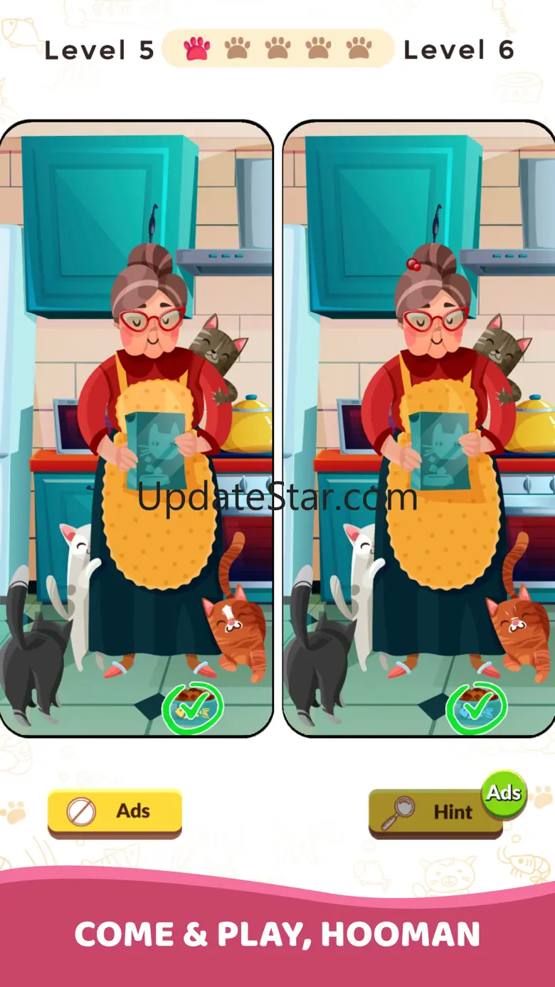 Cat game: Find different spots 1.0.2