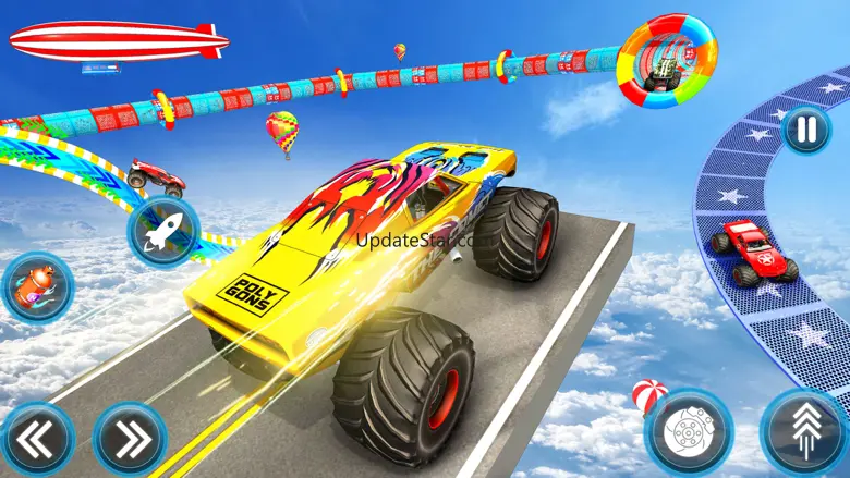 Monster Truck Stunts Ramp Game 1.4