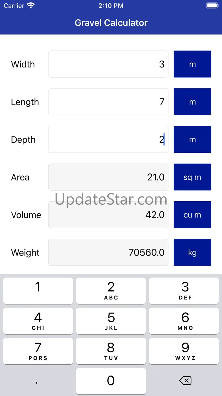 Gravel Calculator 1.1