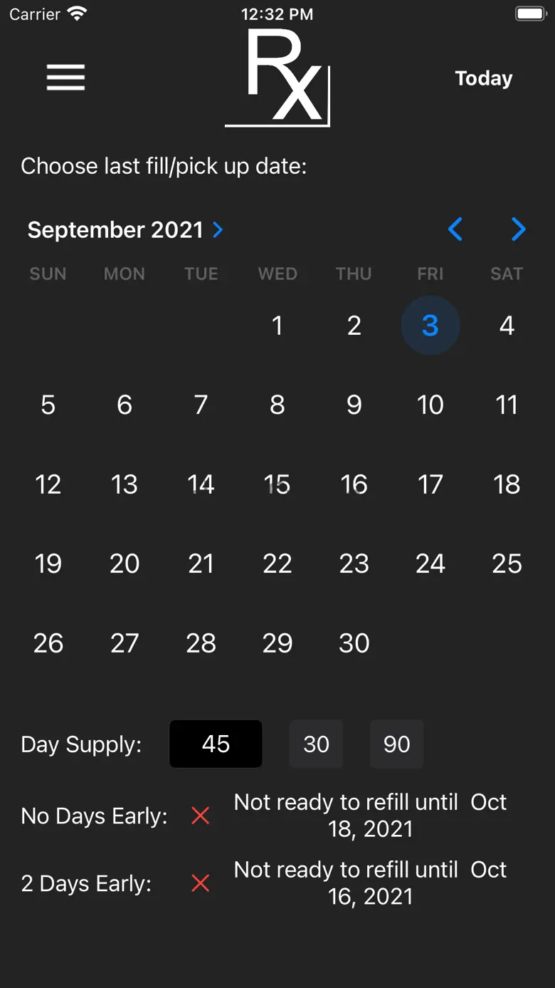 Rx Corner - Calendar 1.2.2