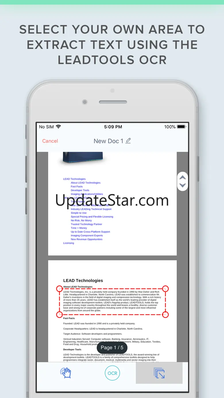 LEADTOOLS Doc Scanner 1.1
