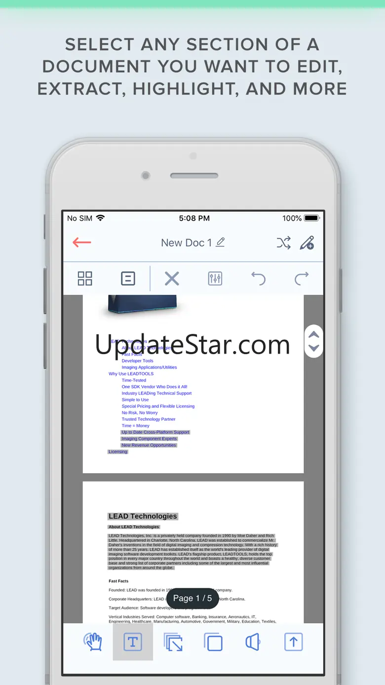 LEADTOOLS Doc Scanner 1.1