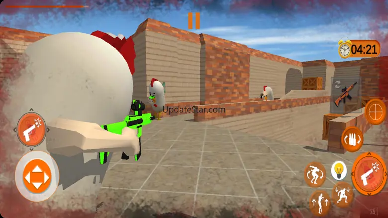 Gun Shooting Chicken War Games 1.0