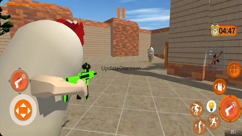 Gun Shooting Chicken War Games 1.0