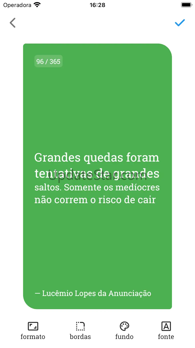 Pensamento do dia 1.6