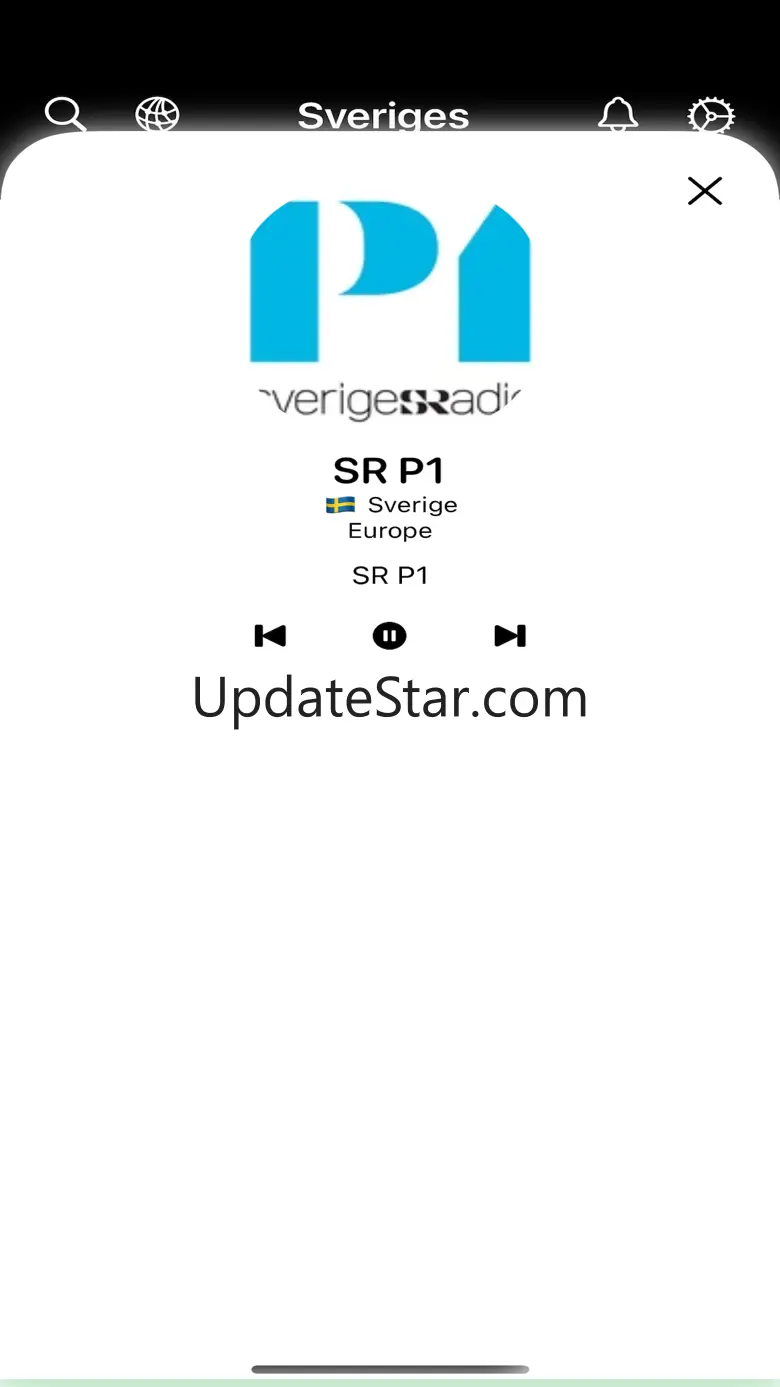 Sveriges Radiostationer live 1.1