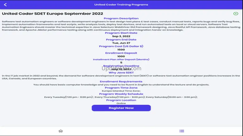 United Coder Mobile App 1.0.1