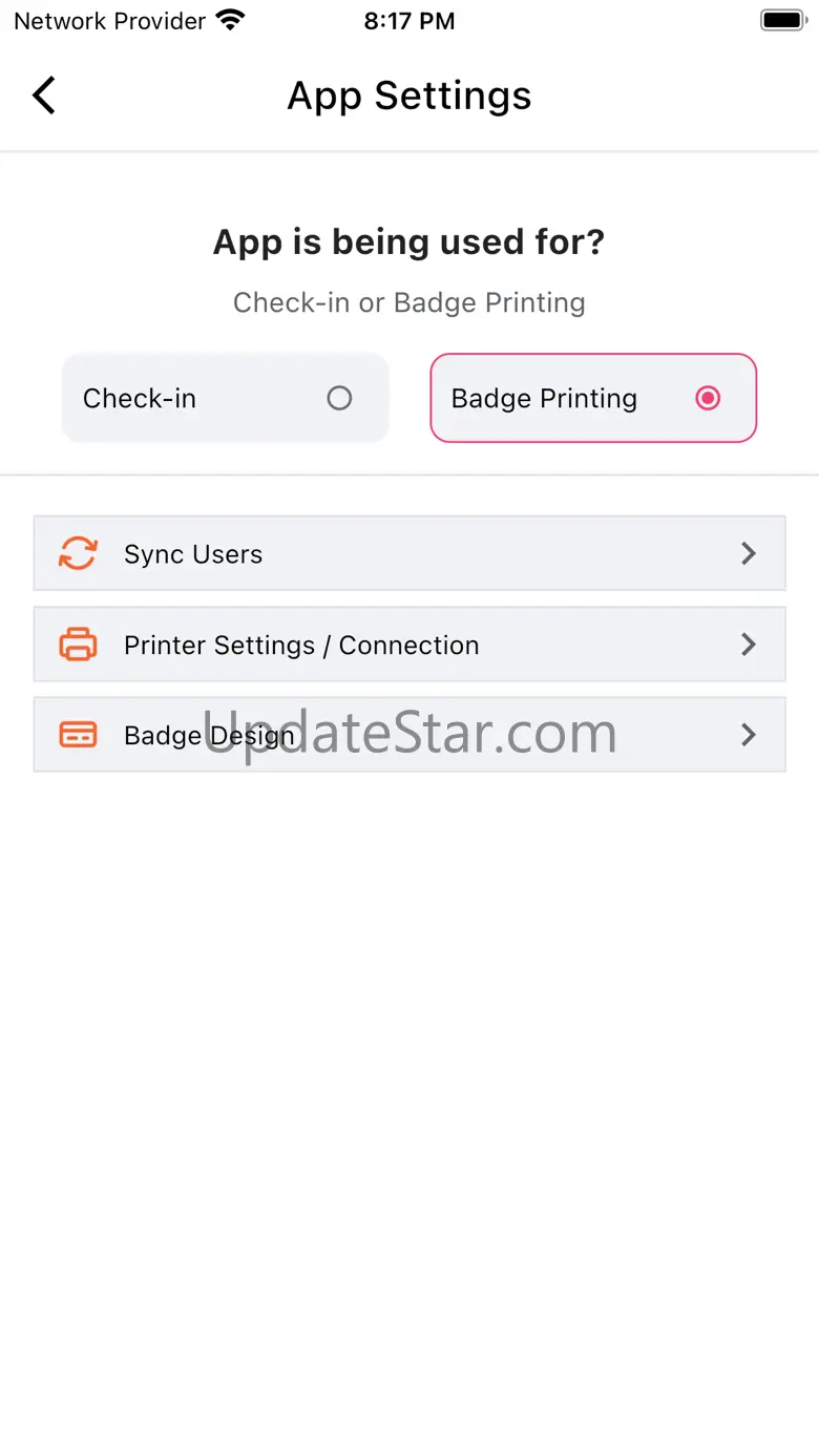 vFairs Badge Printing 10.0