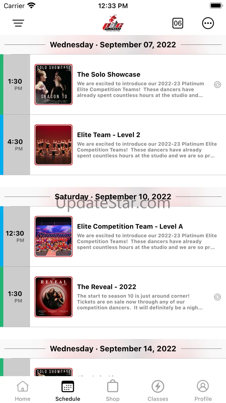 Platinum Dance Center - PDC 2.0.1