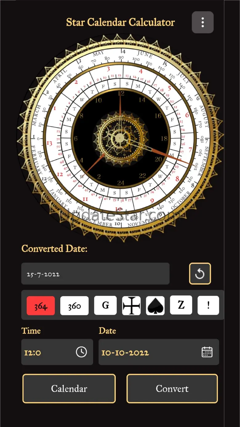 STAR CALENDAR CALCULATOR 1.3