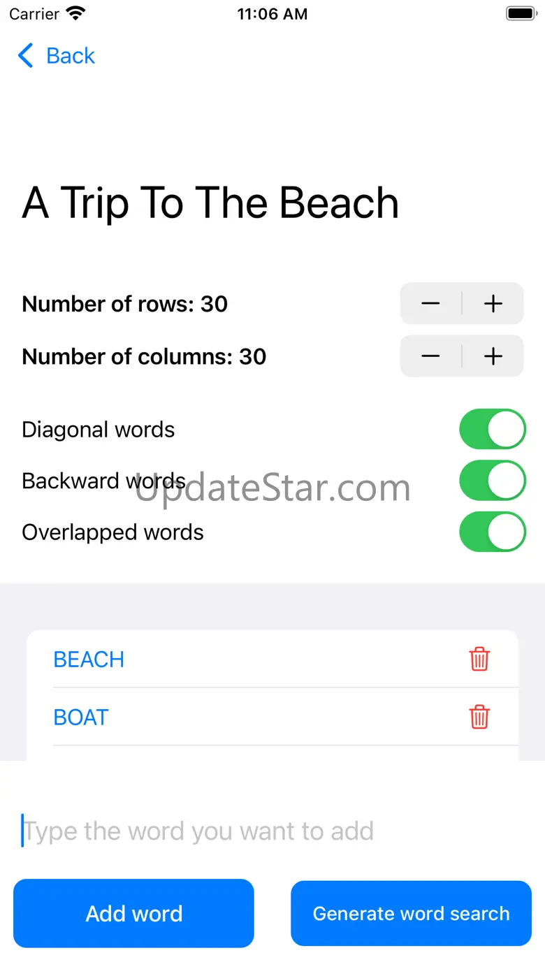 Word Search Create 1.0
