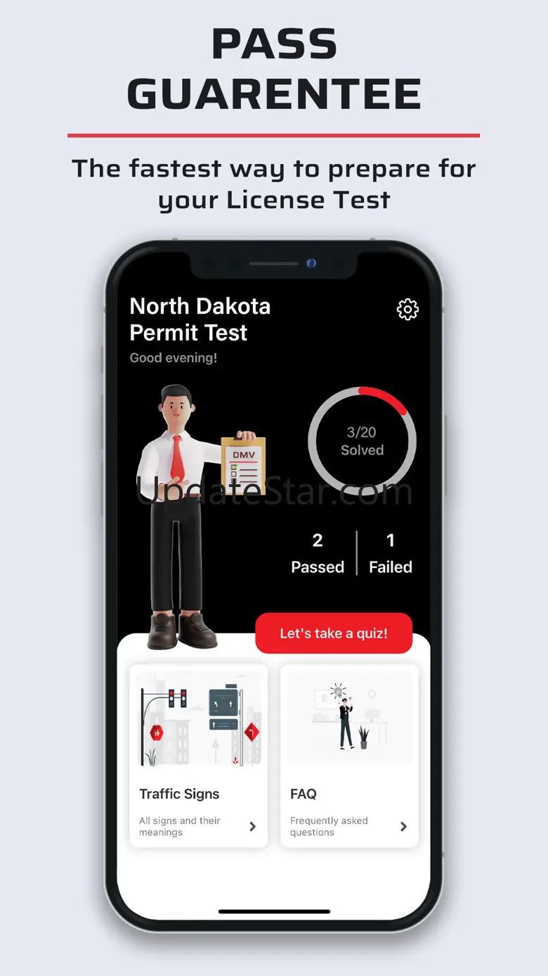 North Dakota DMV Permit Test 1.0