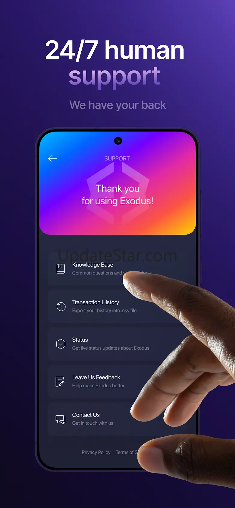 Exodus: Crypto Bitcoin Wallet 24.27.10
