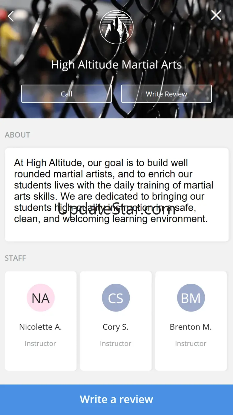 High Altitude Martial Arts 1.0
