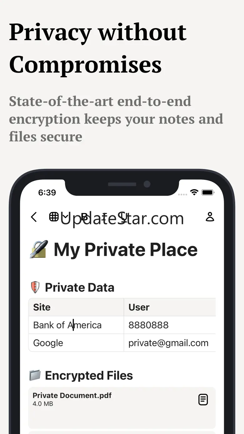 SNote - Encrypted Notes, Files 24.12.01
