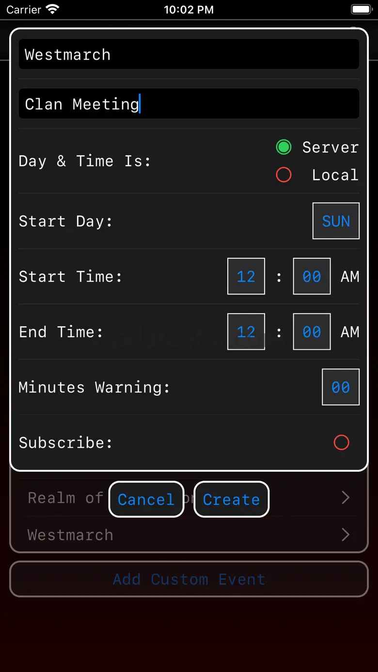 Tracker for DI 1.86