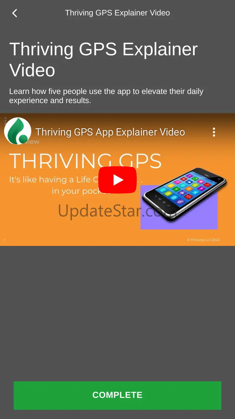 Thriving GPS for Life 3.9.6