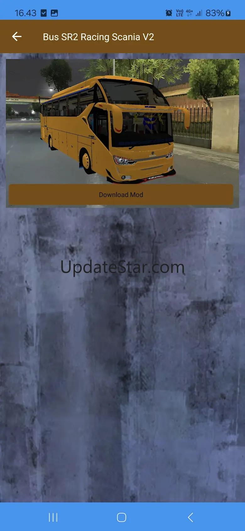 Mod Bussid Bus Racing LED 1.0