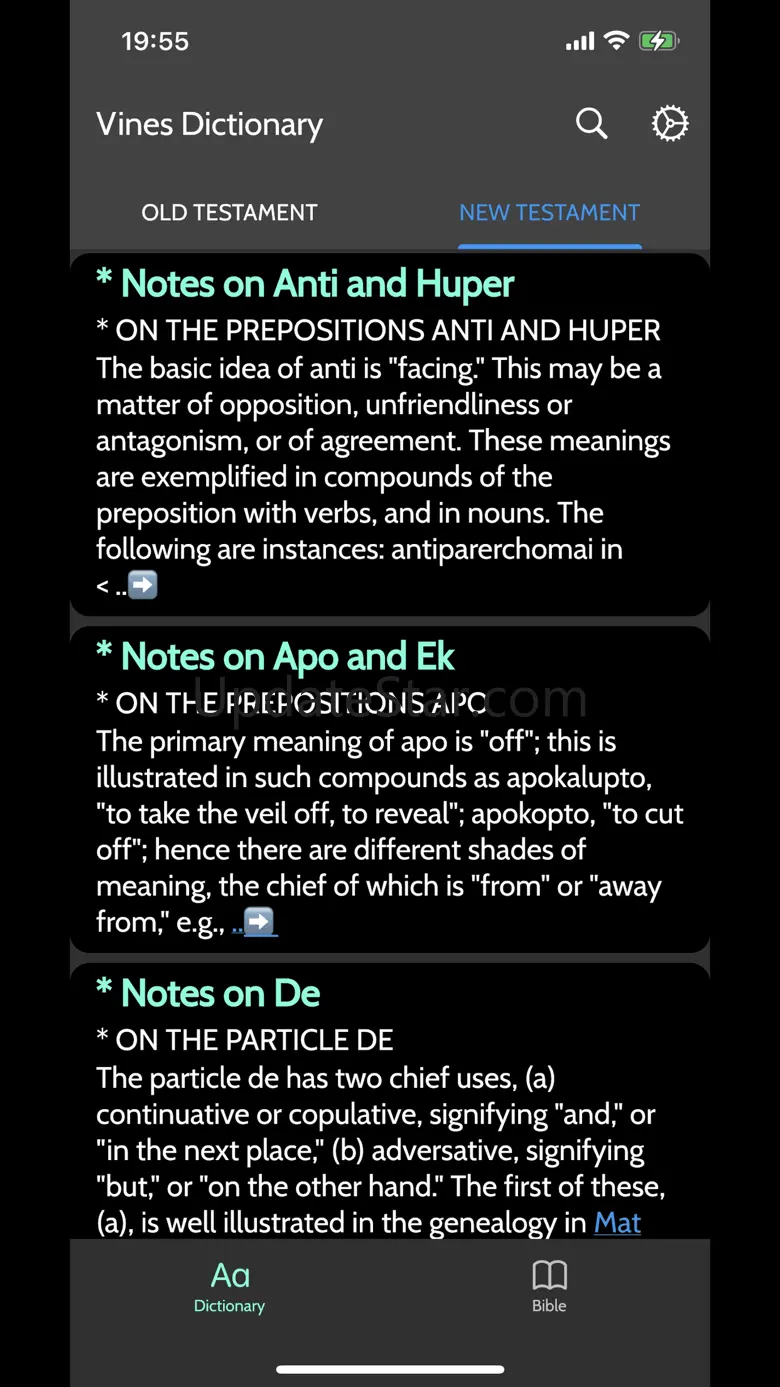 Vines Exhaustive Dictionary 1.0.2