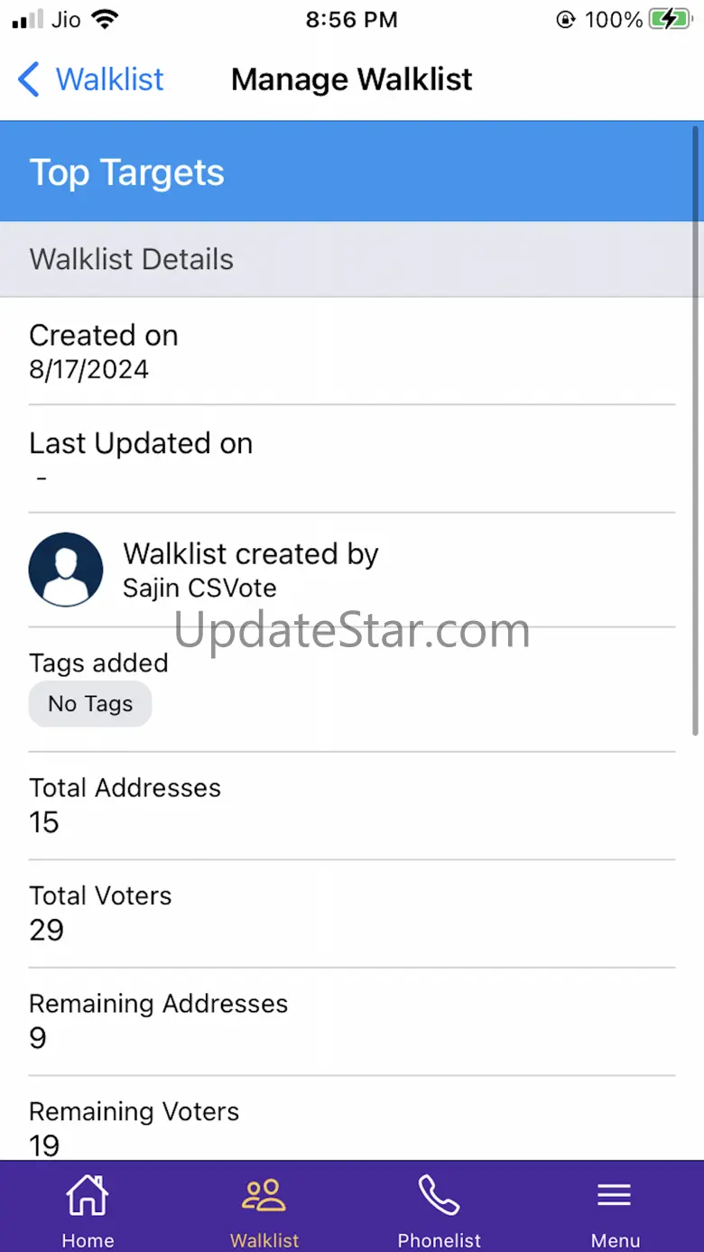 Pulsar Voter Contact 1.7