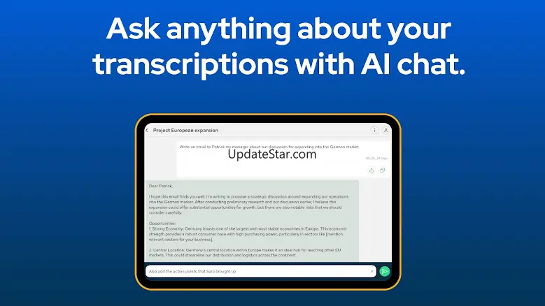 Transcribe audio to text Recap 5.3.0