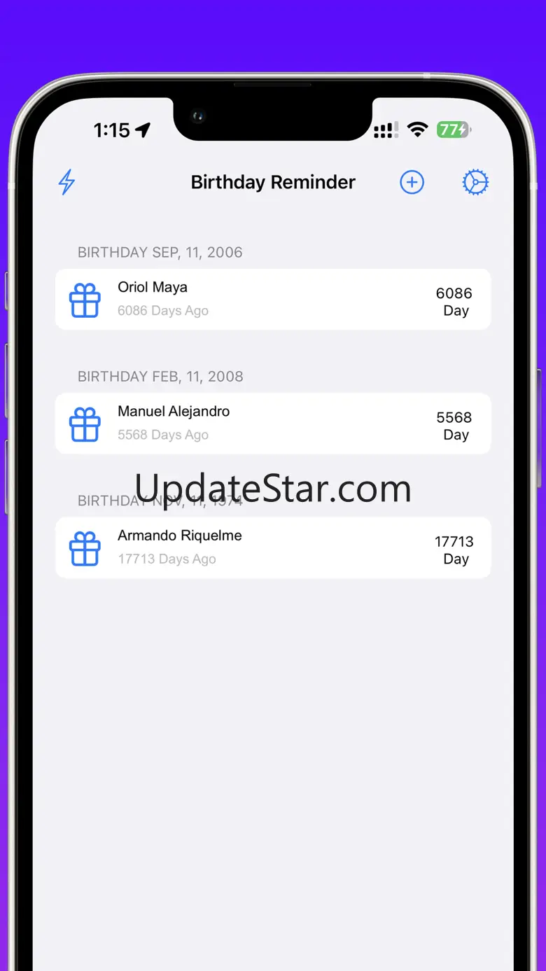 BirthDay Reminder List 1.0.3