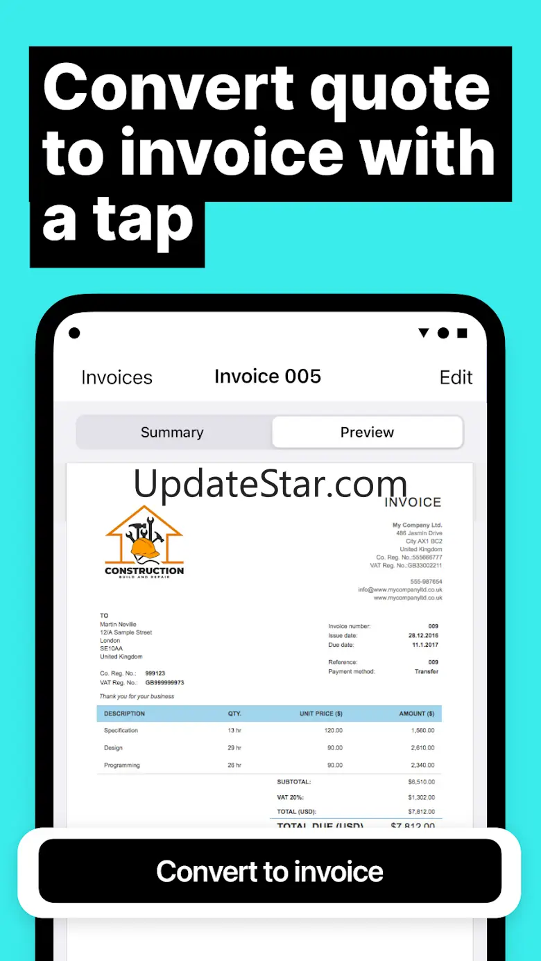 Freebie Invoice Estimate Maker 4.0.0