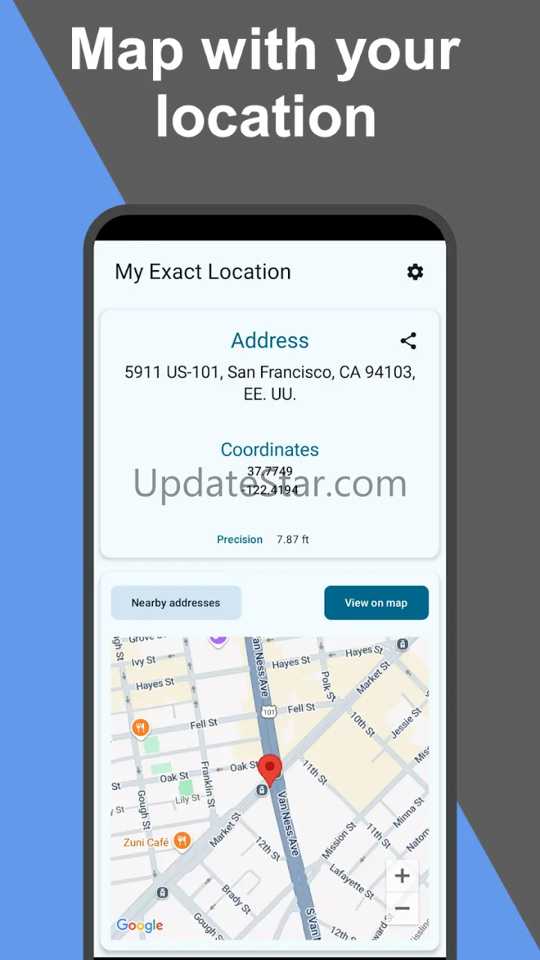 My exact location 1.4.0