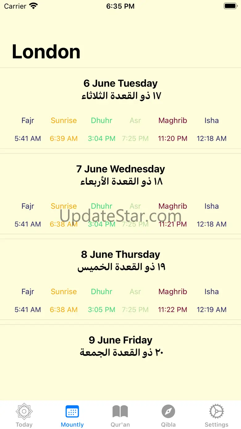 Muslim Prayer Times Pro, Qibla 2.1.1