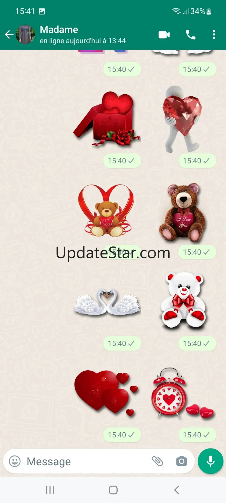 WASticker Animated Love 3.0