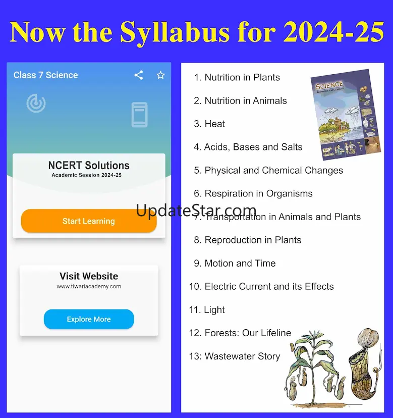 Class 7 Science Guide 2024-25 25.3.1