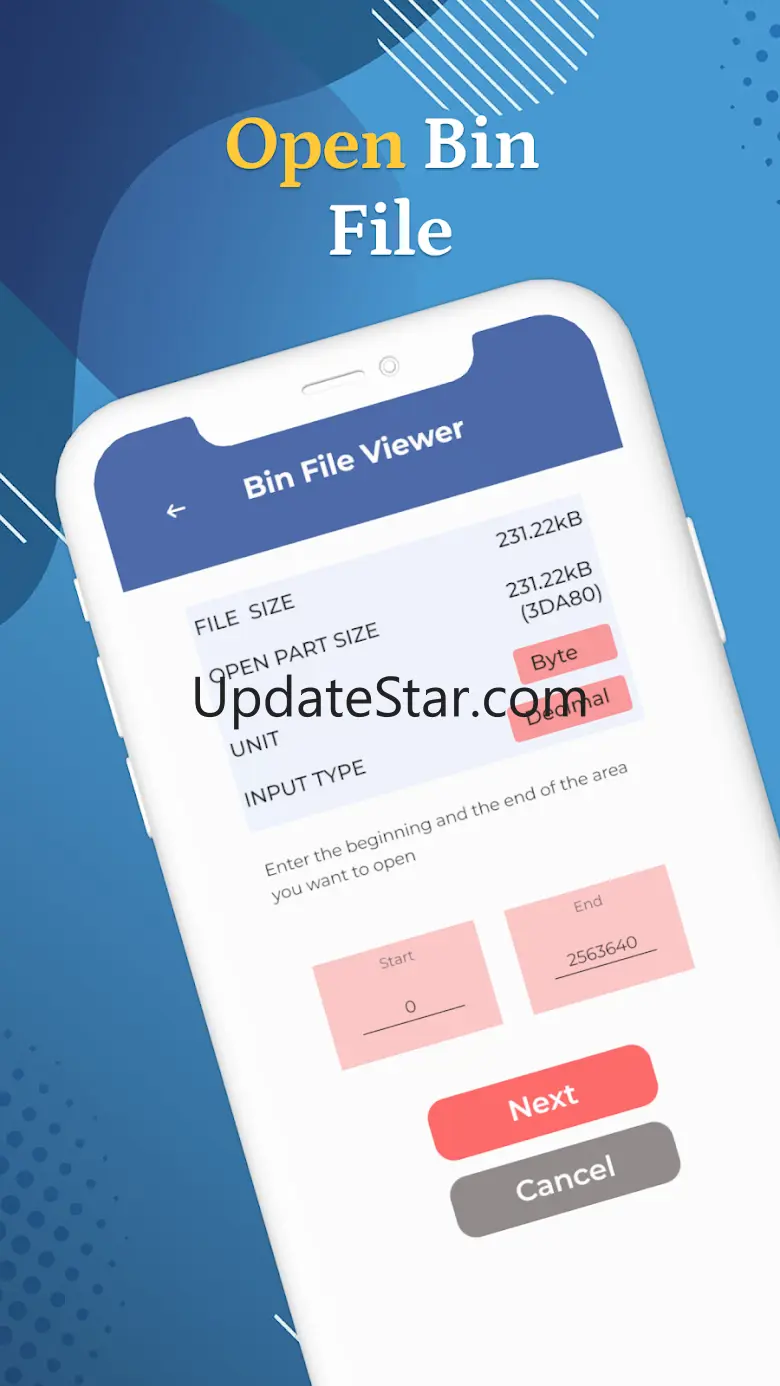 Bin File Opener : Bin Viewer 25.1