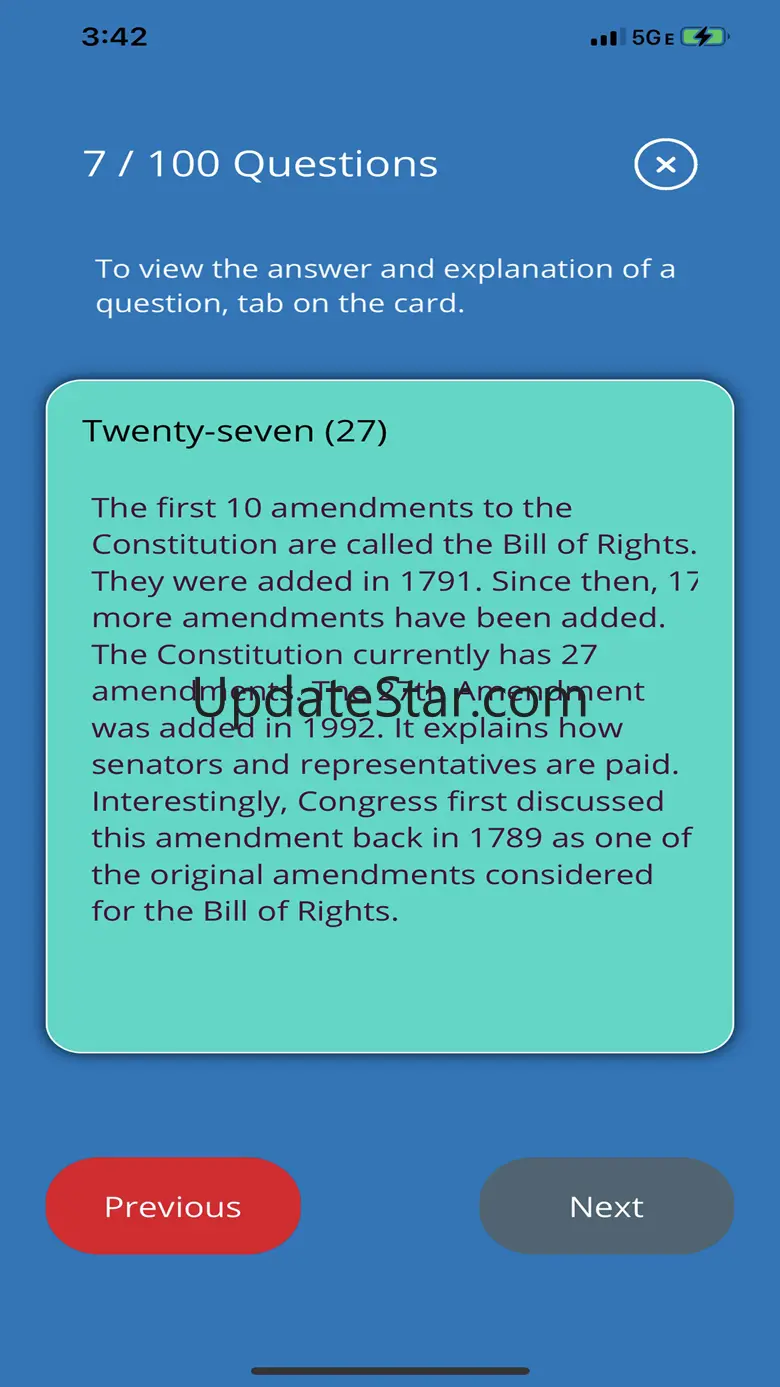Citizenship Test Prep 1.2