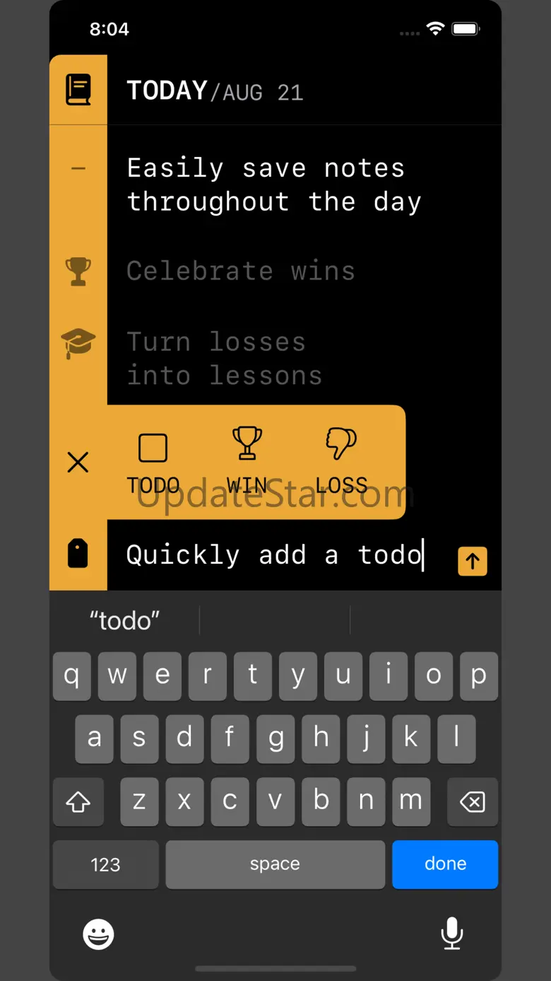 Sidebar | Notes to self 1.0.1