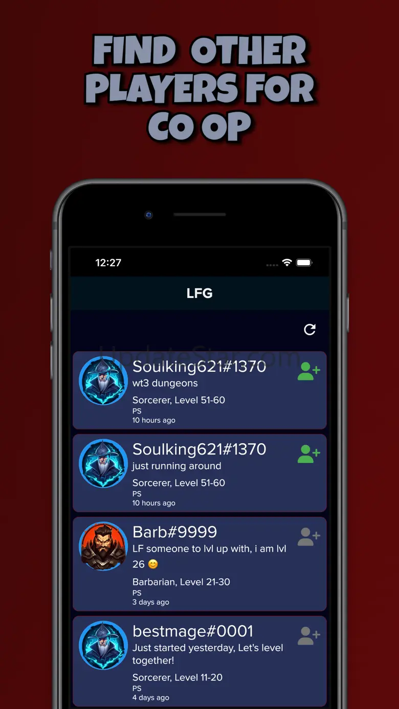 D4 LFG - Group Finder Diablo 4 1.3