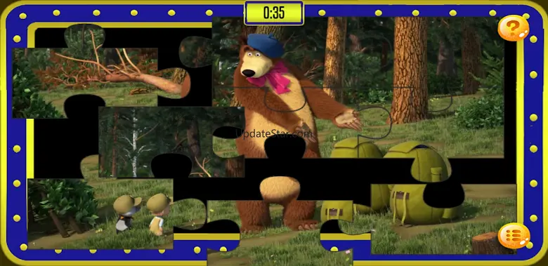 the wonderful Masha jigsaw puz