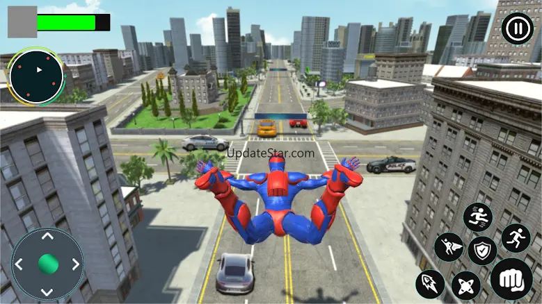 Flying Spider Rope Hero 3D