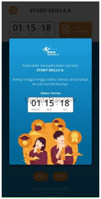 BINUS Admission Test 1.6.0