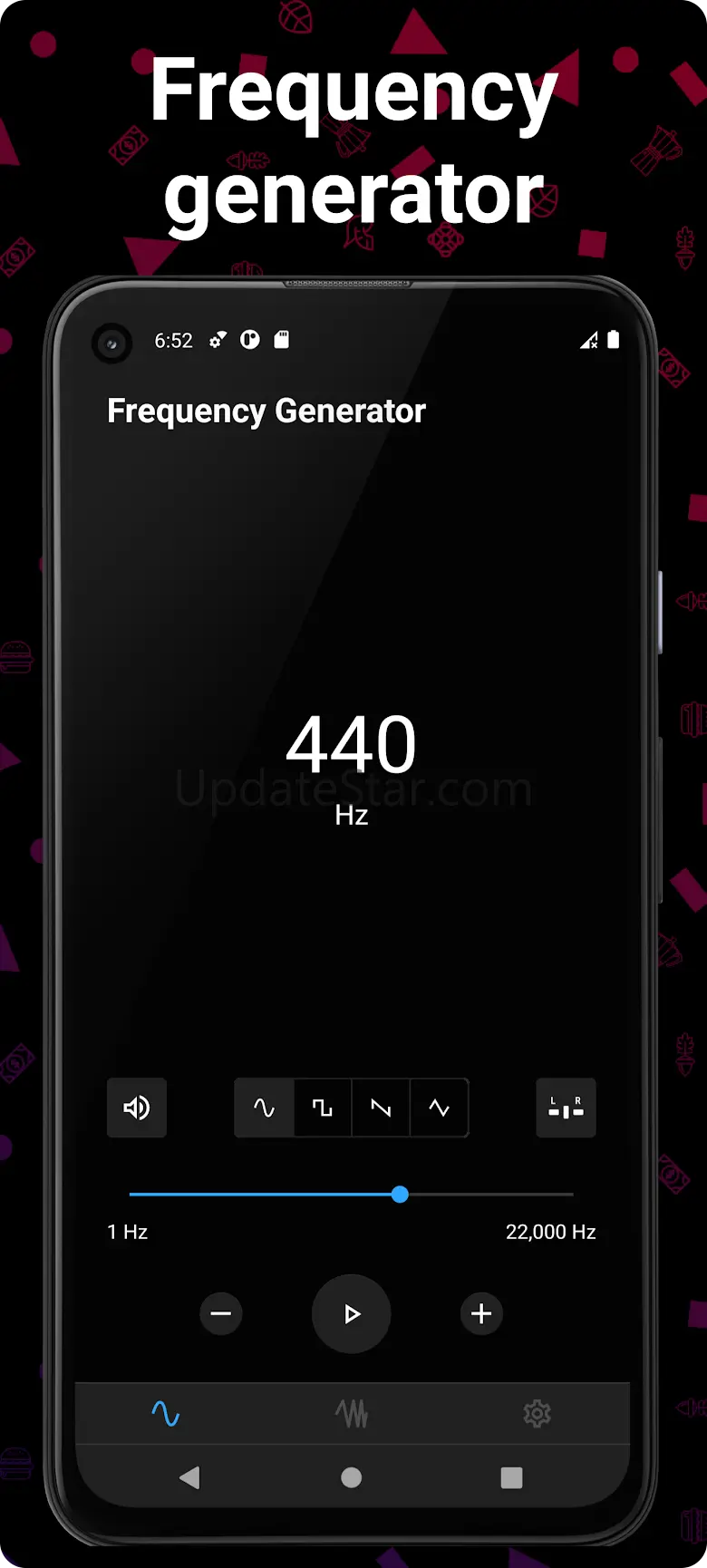 Frequency and sweep generator 1.8