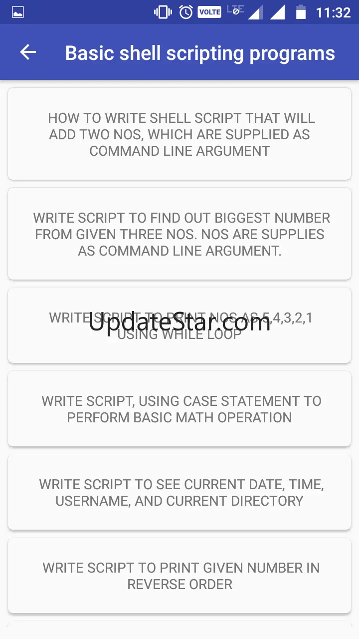 Linux Shell Script concepts -  1.0.2